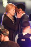 Nicole Kidman and Chiwetel Ejiofor share a passionate moment on set