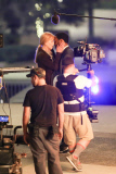 Nicole Kidman and Chiwetel Ejiofor share a passionate moment on set