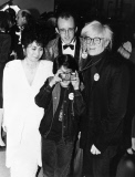 Yoko Ono, Keith Haring, Andy Warhol and Sean Lennon