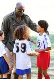 Seal Watches His Kids Play Soccer 
