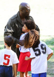 Seal Watches His Kids Play Soccer 