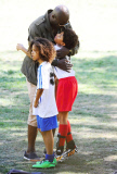 Seal Watches His Kids Play Soccer 