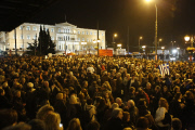 Greece: Third  protest in support of the Greek Government held in Athens