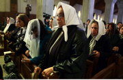 Cairo Egypt's Coptic Pope Tawadros II leads a mass to honor the memory of the Egyptian Coptic Christians murdered by Islamic State (IS) group militants in Libya