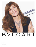 Italian model singer and actress  Carla Bruni makes her appareance in the new Bulgari watches and jewels 2015 campaign