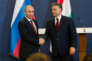 Russian President Vladimir Putin visit to Budapest, Hungary - 17 Feb 2015