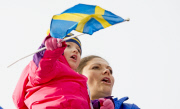 Schwedische Royals bei der 50. Nordischen Ski-Weltmeisterschaft in Falun