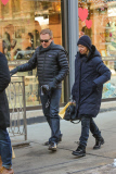 Sofia Coppola takes a cold stroll in Soho with a friend