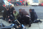 Moment police seize bike raiders in street after gem theft 