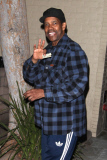 *EXCLUSIVE* Denzel Washington dresses down for a dinner at Palm Restaurant