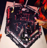 Rihanna celebrates her 27th birthday with a party