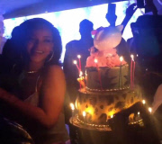 Rihanna celebrates her 27th birthday with a party