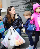 Hot mama Jennifer Garner takes Samuel for some Farmers Market fun 