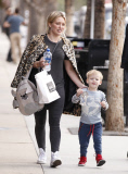 Hilary Duff faces a tantrum from son Luca
