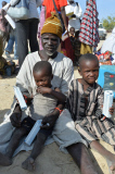 Refugees escape from Boko Haram in Nigeria to Chad, Africa - Feb 2015