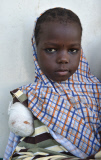 Refugees escape from Boko Haram in Nigeria to Chad, Africa - Feb 2015