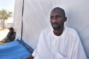 Refugees escape from Boko Haram in Nigeria to Chad, Africa - Feb 2015