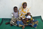 Refugees escape from Boko Haram in Nigeria to Chad, Africa - Feb 2015