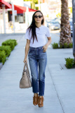 Cara Santana does some shopping in Weho