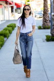 Cara Santana does some shopping in Weho