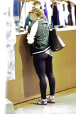Hilary Duff wears a smile as she shops around town