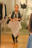 Hilary Duff enjoys a casual day of shopping at Intermix