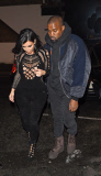 KIM KARDASHIAN AND KANYE WEST AT RECORDING STUDIOS 