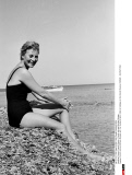 France, French Riviera : French actress Michele Morgan