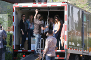 *EXCLUSIVE* Rande Gerber makes a special delivery!