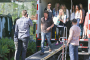 *EXCLUSIVE* Rande Gerber makes a special delivery!