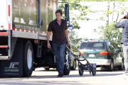 *EXCLUSIVE* Rande Gerber makes a special delivery!