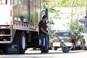 *EXCLUSIVE* Rande Gerber makes a special delivery!