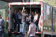 *EXCLUSIVE* Rande Gerber makes a special delivery!