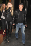 Antonio Banderas and girlfriend Nicole Kimpel hold hands after a dinner date - Part 2