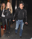 Antonio Banderas and girlfriend Nicole Kimpel hold hands after a dinner date - Part 2