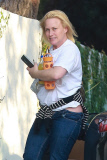 *EXCLUSIVE* Oscar winner Patricia Arquette suffers a wardrobe malfunction **MUST CALL FOR PRICING**