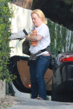 *EXCLUSIVE* Oscar winner Patricia Arquette suffers a wardrobe malfunction **MUST CALL FOR PRICING**