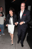 Joan Collins and Percy Gibson enjoy a dinner date with Jackie Collins at Craig¿s