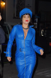 Lady Gaga films outside a nightclub in Manhattan