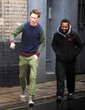 EXC - EDDIE REDMAYNE OUT IN LONDON