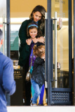 *EXCLUSIVE* Jessica Alba shops Barneys New York with her family