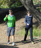 Zooey Deschanel Keeps a Fit Baby Bump at the Park with Fiance Jacob Pechenik