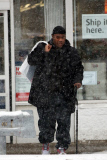 *EXCLUSIVE* Tracy Morgan Braves a Snow Storm