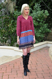 Tori Spelling On Her Way To A Meeting