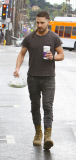 SHIA LABEOUF STOPS FOR LUNCH IN STUDIO CITY