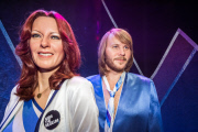 Lebensechte ABBA-Puppen im Abba-Museum in Stockholm