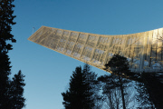 Spend the Night on Top of Scandinavia's Most Famous Ski Jump using Airbnb, Holmenkollen, Norway, Mar 2015