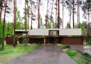 The Mirror House, near Warsaw, Poland - Mar 2015