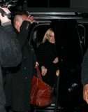 Pamela Anderson sporting bob haircut during dinner date with mystery man