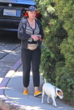 Exclusive... Brigitte Nielsen Takes Her Dogs For A Walk 